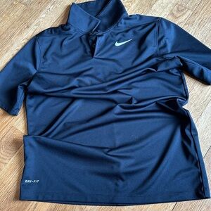 Nike golf top - polo, black XL children's size